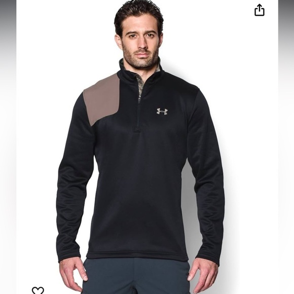 UNDER ARMOUR ⭐️ 1/3 zip cold gear sweatshirt - Picture 1 of 6